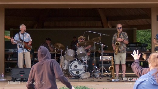 The Summer Concert Series is officially underway at the Coon Rapids Dam. The Castaways performed to a big crowd on Thursday night. There are eight more concerts planned this summer. https://www.coonrapidsmn.gov/1309/Summer-Concert-Series | CTN Coon Rapids