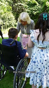 Last week the Queen hosted a tea party for Tony Hudgell, Lyla O’Donovan and their families in the summer house in the garden at Buckingham Palace. HM also presented Tony with his British Empire Medal following his nomination in the 2024 New Year Honours. | King Charles III Queen Elizabeth