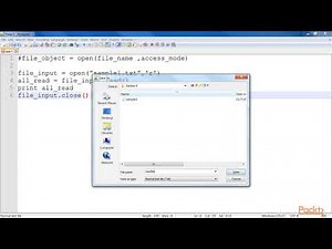 Learning Python : Reading Text from a File | packtpub.com
