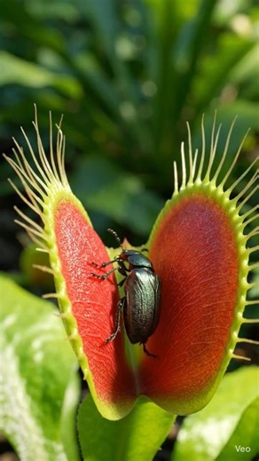 The Venus Flytrap: Nature’s Living Trap #VenusFlytrap #CarnivorousPlants#ytshorts #biology