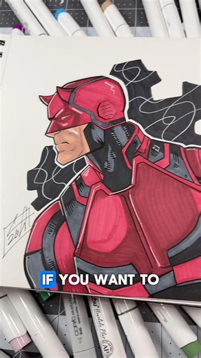 4 TIPS for INKING your ART! ✍️ #art #beginnerarttips #drawing #drawingprocess #tutorial #artist