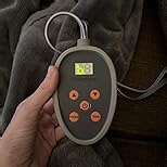 Beautyrest Heated Plush Elect Electric Blanket with 20 Heat Level Setting Controllers Equip with Secure Comfort Technology and 10 Hours Auto Shut Off, King: 90x100, Sapphire,BR54-0661