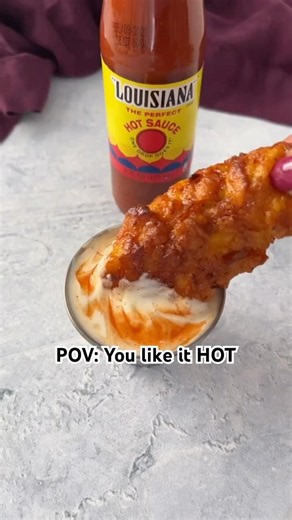 Nashville Hot Chicken Tenders and that double breading is a MUST! #nashvillehotchicken