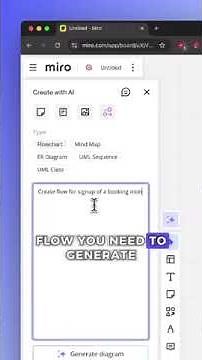 Design User Flow Diagrams in Seconds with Miro! ⚡️