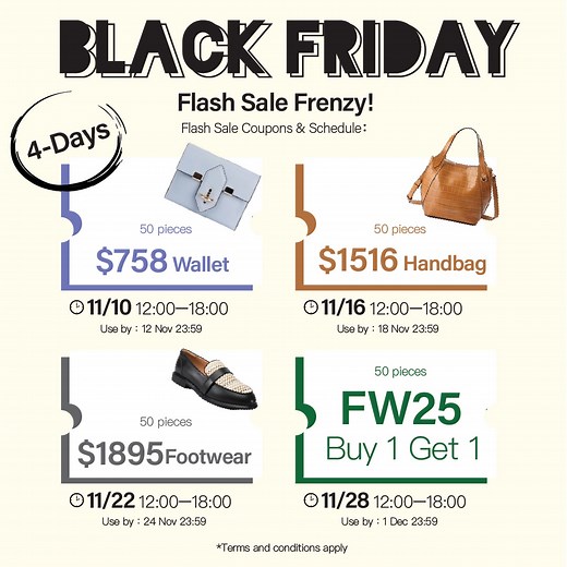 41 reactions |  4-Day Black Friday Flash Sale Frenzy! Tuscan's...