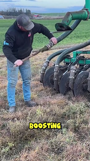 This machine injects liquid fertilizer directly into the soil — boosting nutrients and reducing odor. #farminglife #agriculturetech #soilhealth #fblifestyle | Flashframe Studio