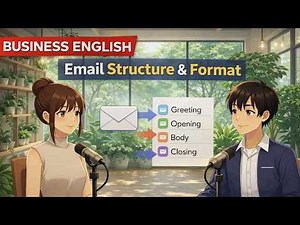 Day 20: Email Structure and Format | Business English A2 Series (Jane & Joe Podcast)