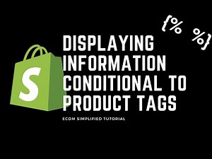 Displaying Information Conditional To Product Tags on Your Shopify Product Page
