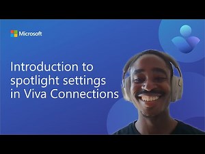 Introduction to spotlight settings in Viva Connections