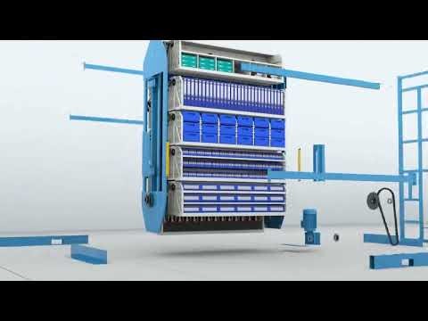 vertical storage carousel