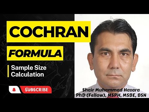Sample Size Calculation | Cochran Formula | Confidence Interval and Bound of Error