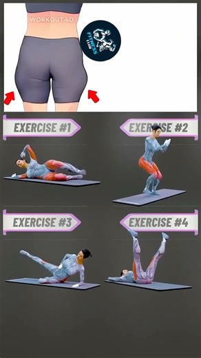 Lower Body Fat Burn Thigh Gap Workout at home #fitness #motivation #challenge #viral