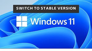 How to Switch from Windows Insider Preview build to Stable build? - Technoresult