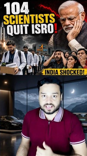 Worst News! 100+ ISRO Scientists QUIT Government JOBS! Space Missions in BIG Trouble! #shorts