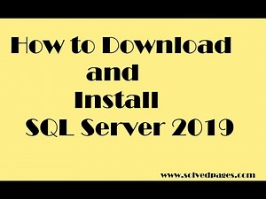 How to download and install SQL Server 2019 version