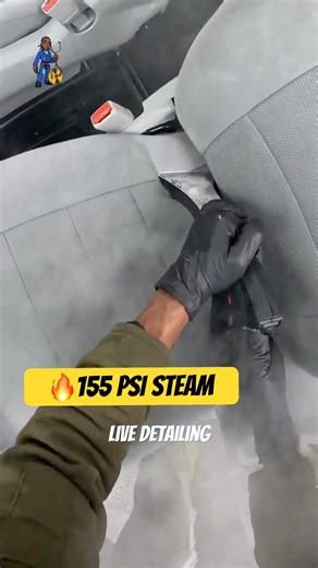 155 PSI Steam Destroys 2008 Dodge Caravan Interior 🧼🔥