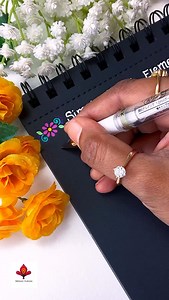 25K views · 299 reactions | 覆✨Floral Elements … Want to learn how to doodle stunning floral designs?  Try my practice sheets! They come with full guidance and plenty of templates to help you practice and grow your skills. Available on my Etsy shop.  Link in bio #FloralDoodle #DoodleArt #FlowerDoodles #CreativeDoodles #ArtForRelaxation #MindfulDrawing #RelaxingArt #DoodleForBeginners #DrawingReels #ArtReels | Freehandart By Maheswari | Facebook