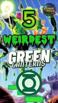 The 5 WEIRDEST GREEN LANTERNS of all time! 🪐🦠 #shorts #comics #dc #greenlantern