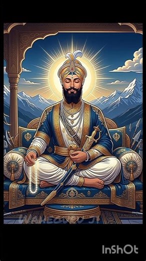 The Warrior King & The Falcon 🦅✨ #Waheguru