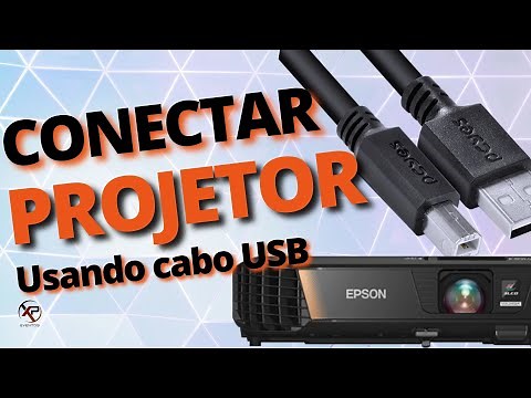COMO CONECTAR CABO USB NO PROJETOR - FÁCIL - ATUALIZADO