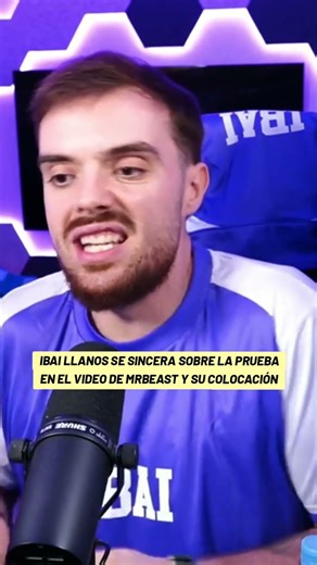 Ibai Llanos habla de su colocación en el video de MrBeast