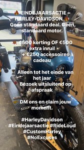 🔥 EINDEJAARSACTIE – HARLEY-DAVIDSON 🔥Geen standaard deal. Geen standaard motor.💥 €500 korting OF €500 extra inruil⚙️ €250 accessoires cadeau⏳ Alleen tot het einde van het jaar📍 Bezoek uitsluitend op afspraak👉 DM ons en claim jouw moment.#HarleyDavidson #Eindejaarsactie #RideLoud #CustomHarley #NoExcuses | Pascal Michel Vos