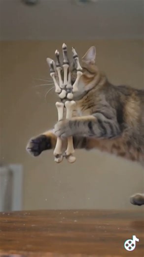 Epic Cat Fails Shorts #178 Skeleton Hand Shock 💀 #Halloween #CatFails