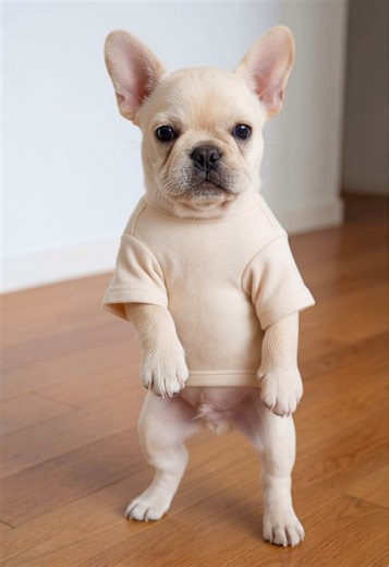 Mini Frenchie dance #dancingdog #funnyvideo #dogdance #trending #foryoupage