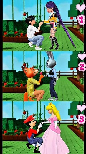 Kpop Demon Hunters Mario Transformation 💖#kpopdemonhunters #poppyplaytime #SummerOfGoals