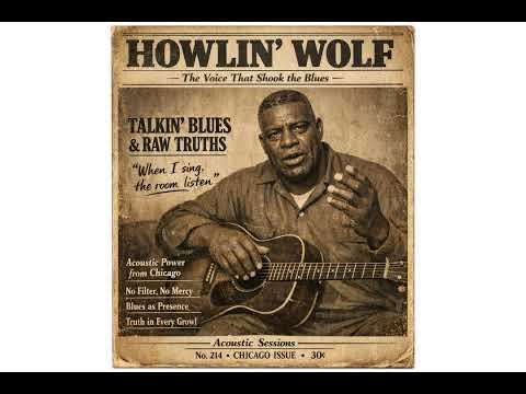 Howlin’ Wolf – Raw Talkin’ Blues 1954 Vintage