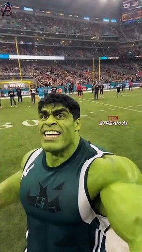 HULK joins the soccer match and the whole field shakes with every kick! 💚⚽🔥