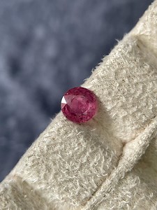 1.00 Carat Round Ruby Gemstone: Pinkish Red Faceted Stone - Etsy
