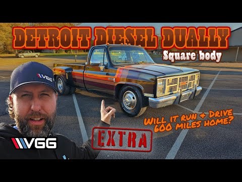 DETROIT DIESEL Dually Squarebody! Will It Make It 600 Miles Home?