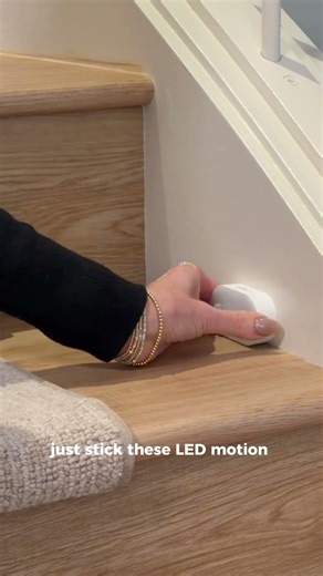 Motion Sensor Night Light 💡 Rechargeable LED – Stick Anywhere! #Shorts