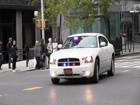 US marshal Dodge Charger + unmarked police car NYPD