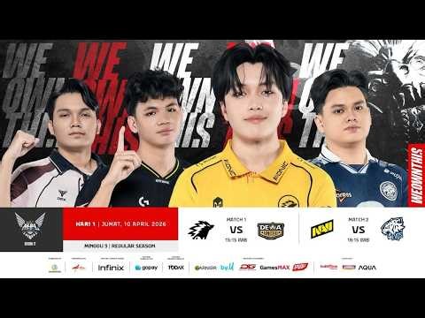 🔴 LIVE | MPL ID S17 | Regular Season Hari 1 Minggu 3 | Bahasa Indonesia