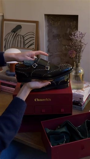 Unwrapping moments of luxury with @Poppy Almond #churchsshoes
