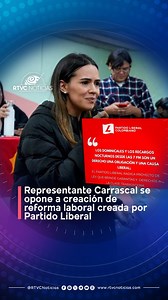 47K views · 3.3K reactions | ️ En medio de la discusión por la reforma laboral, la representante María Fernanda Carrascal cuestionó al Partido Liberal tras la presentación de un proyecto debatido el año pasado y que puede ser una maniobra en contra de la Consulta Popular | RTVC Noticias | Facebook