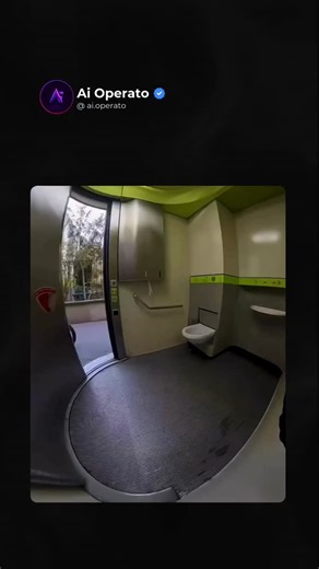 AI Operto⚡ | Learn AI Daily on Instagram: "Paris uses self-cleaning public toilets that automatically wash and disinfect themselves after every use. 🚻✨ Once a person exits, sensors trigger a rapid cleaning cycle that rinses the toilet bowl and floor with high-pressure water and disinfectant—no human contact required. Within seconds, the unit is restored to hygienic conditions and ready for the next user. This system improves urban sanitation, reduces maintenance labor, and helps keep public spa