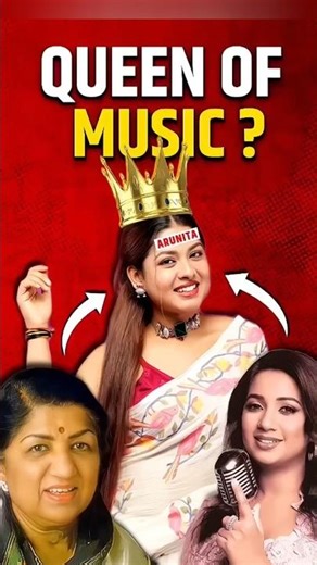 WHO Is The Real Queen Of Music |Shreya Ghoshal, Lata Mangeshkar, arunita Kanjilal | #ytshorts #top5
