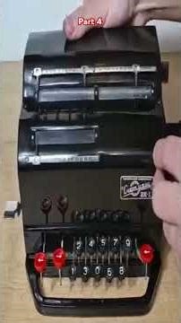 Extremely Rusty VK-1 Arithmometer (1962) Restoration | From Rust to Working 😱✨part 4