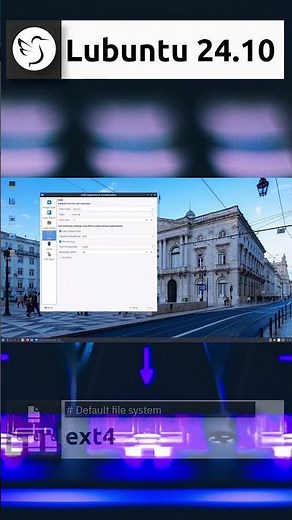 Lubuntu 24.10 Oracular Oriole Quick Overview #shorts
