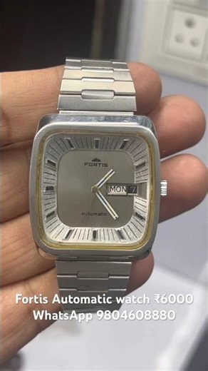 #forsale Fortis Automatic men’s watch 🇨🇭 Made ₹6000+postage working condition