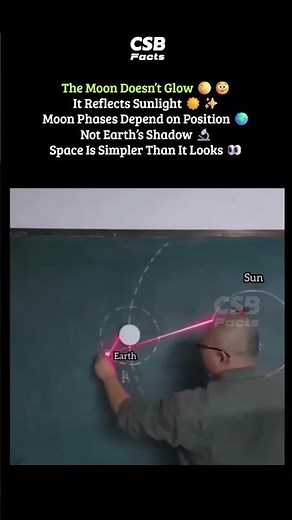 The Moon Doesn’t Actually Glow 🤯🌕