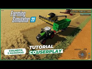 Tutorial de Courseplay - 2 COLHEITADEIRA - Farming Simulator 22 para Pc