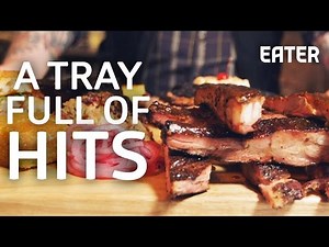 Assembling the Ultimate Meat Platter At Hometown Bar-B-Que