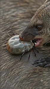Nature's Cleaning Crew: Mongooses vs Giant Ticks! 🤯
