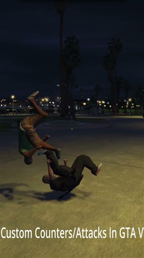 Custom Fight/Counter Attacks In GTA V!