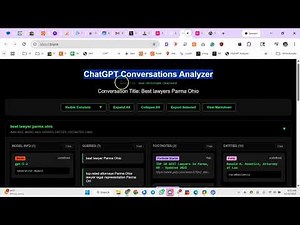 ChatGPT AI Query (Prompt) Fanout Analyzer - Chrome Bookmarklet - Local SEO Analysis | SEO Research