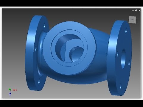VALVE - Autodesk Inventor - Revolve - Extrude - Hole - 2D into 3D Modeling - Exercise